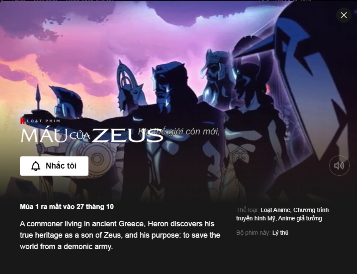 Netflix tung trailer 'Blood off Zeus': Giọt máu của thần Zeus tử chiến với các Giants Ảnh 1