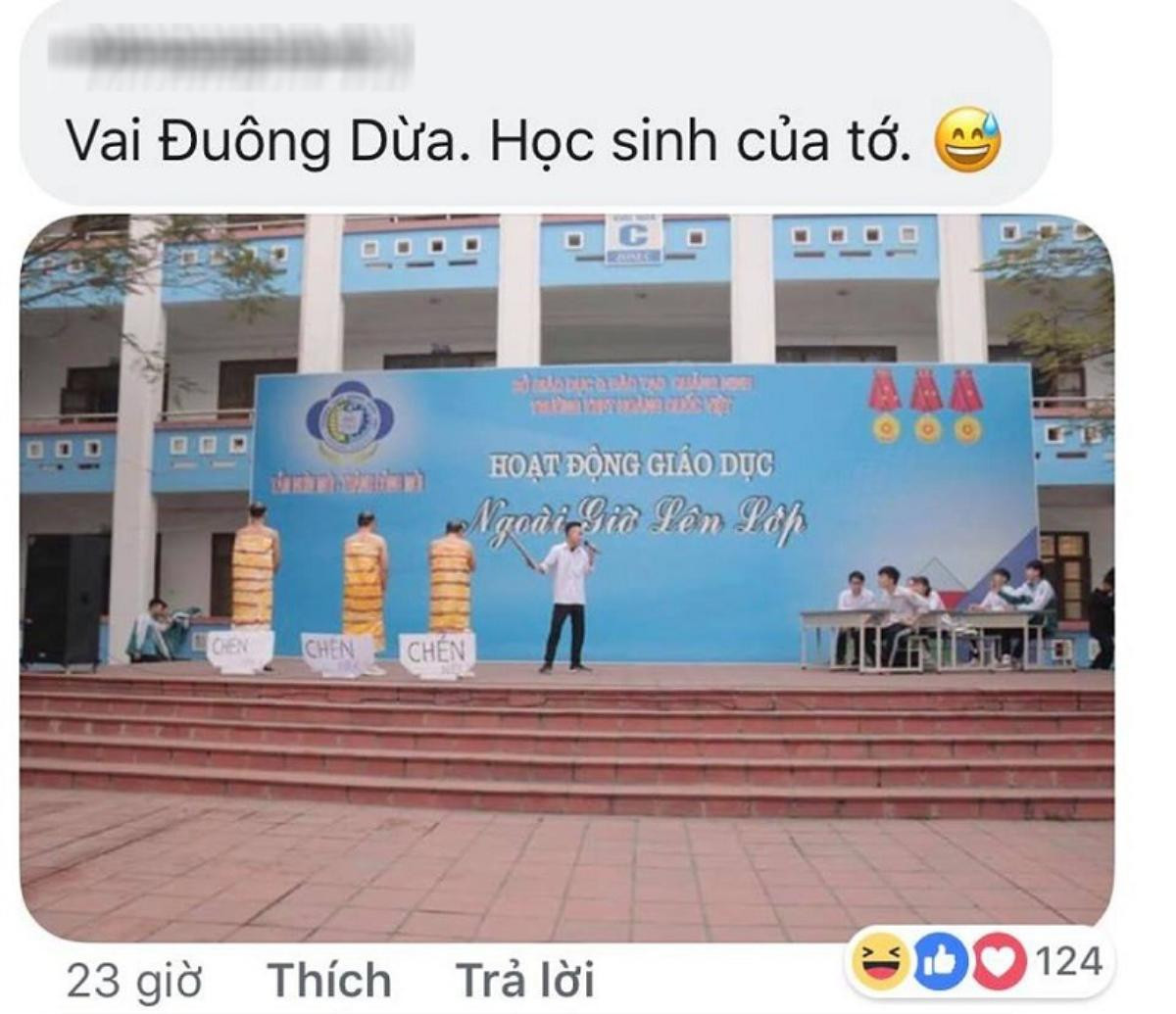 Loạt ảnh của học sinh khi hóa thân thành các vai phụ diễn văn nghệ… khiến dân mạng cười ngất Ảnh 11