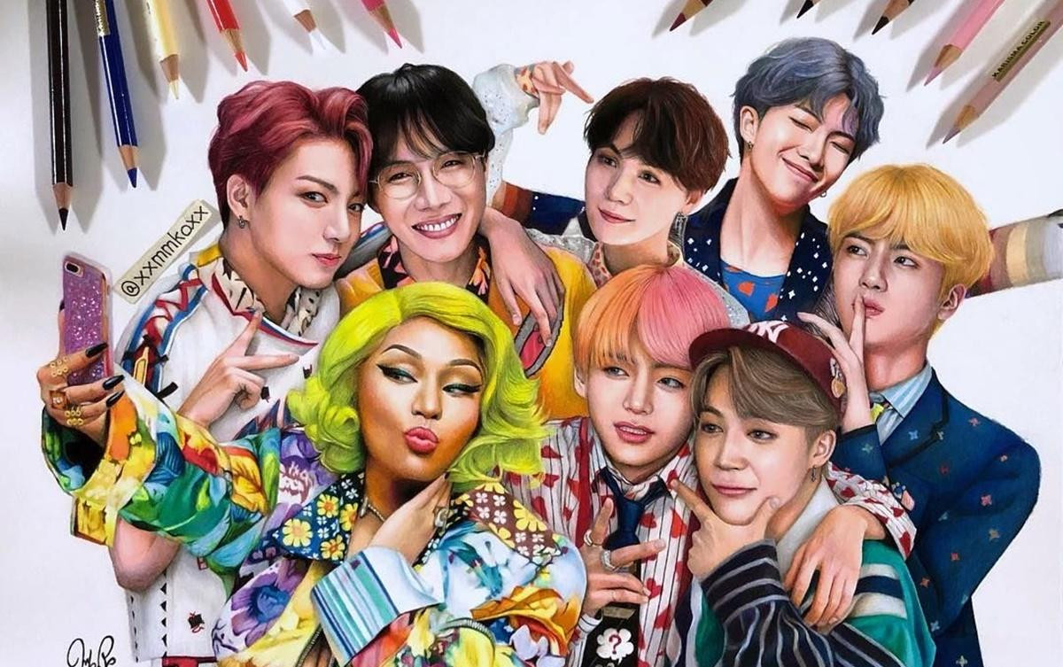 Khi BTS chạm mặt rapper nữ Hollywood: Kẻ thành 'oan gia ngõ hẹp', người lại ngập tràn yêu thương Ảnh 4