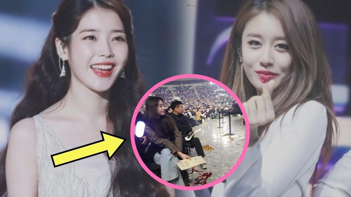 IU và Jiyeon (T-ara) đã cho khán giả thấy mối quan hệ hiện tại của cả 2 ngay trên sóng truyên hình. Ảnh 4