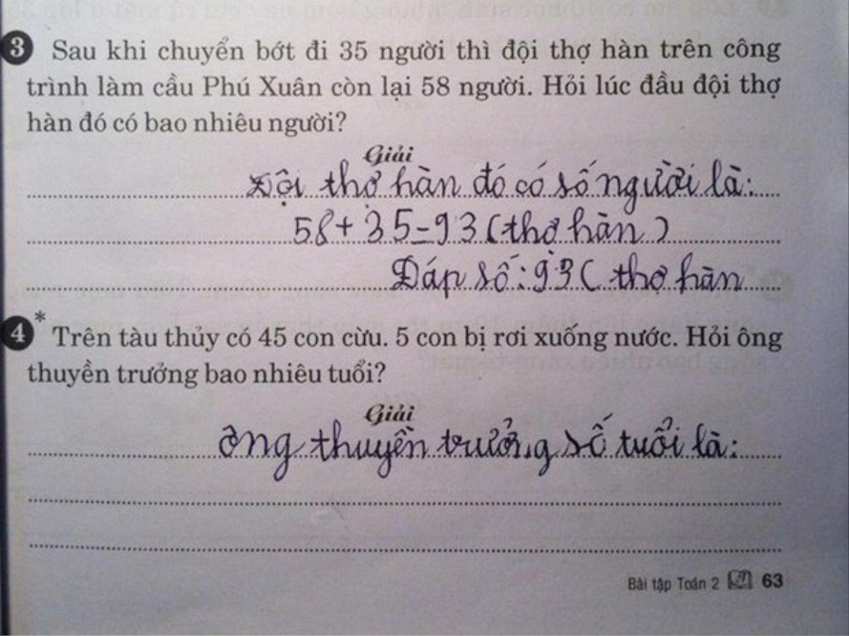 Bài Toán lớp 2 khiến các phụ huynh 'rối não' vì dữ liệu và yêu cầu đưa ra chẳng hề liên quan Ảnh 1