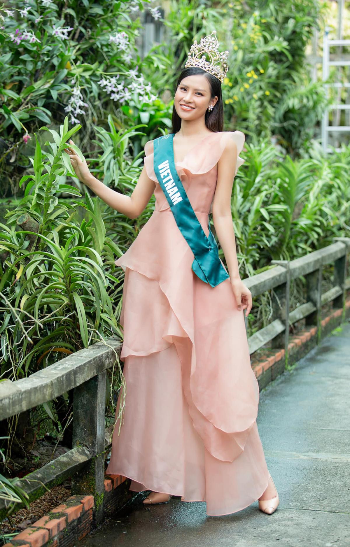 Đại diện Việt Nam - Thái Thị Hoa gây bất ngờ về nhan sắc, ngoại ngữ 'chào sân' Miss Earth 2020 Ảnh 5