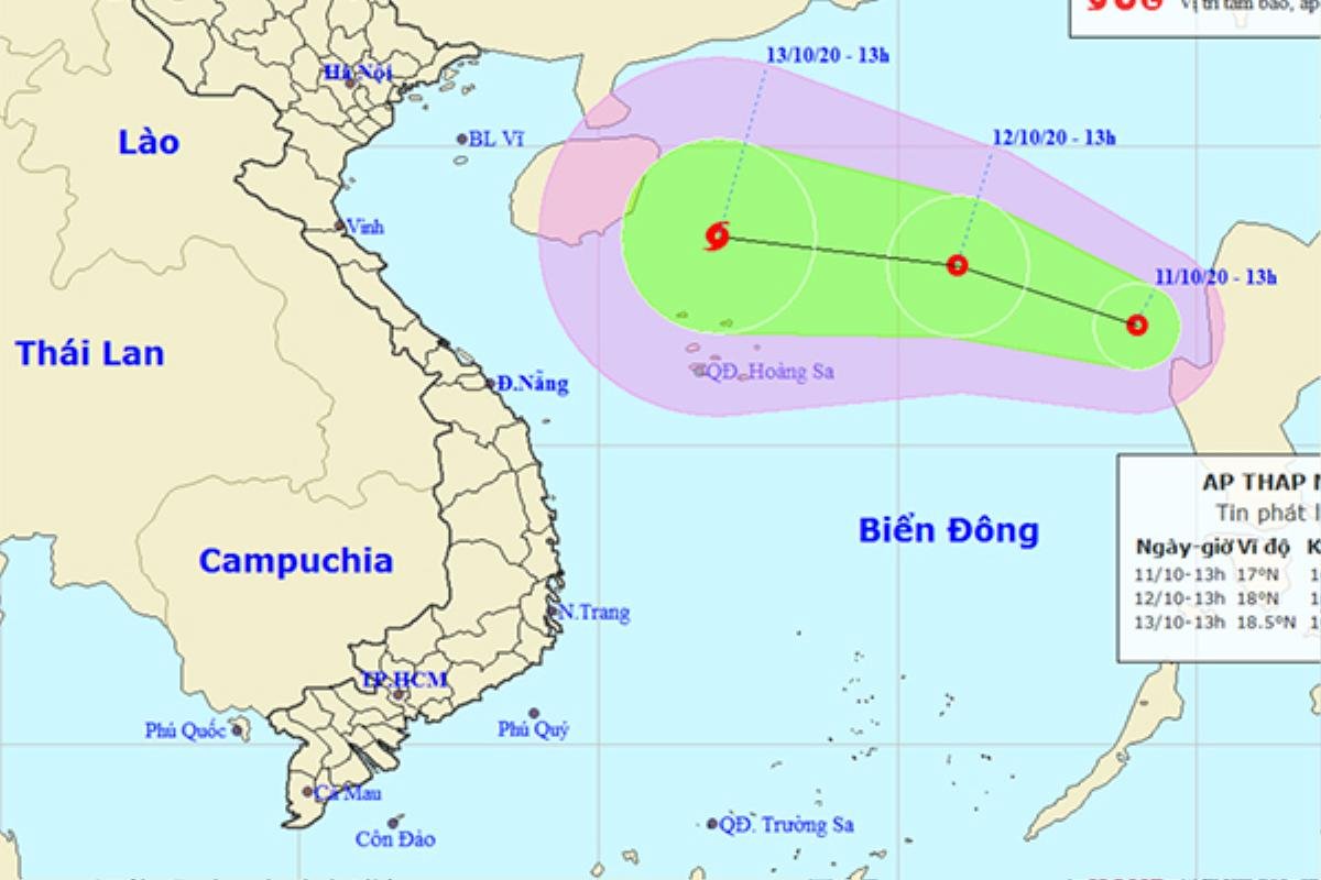 Bão số 6 chưa tan, áp thấp nhiệt đới mới lại xuất hiện trên biển Đông Ảnh 1