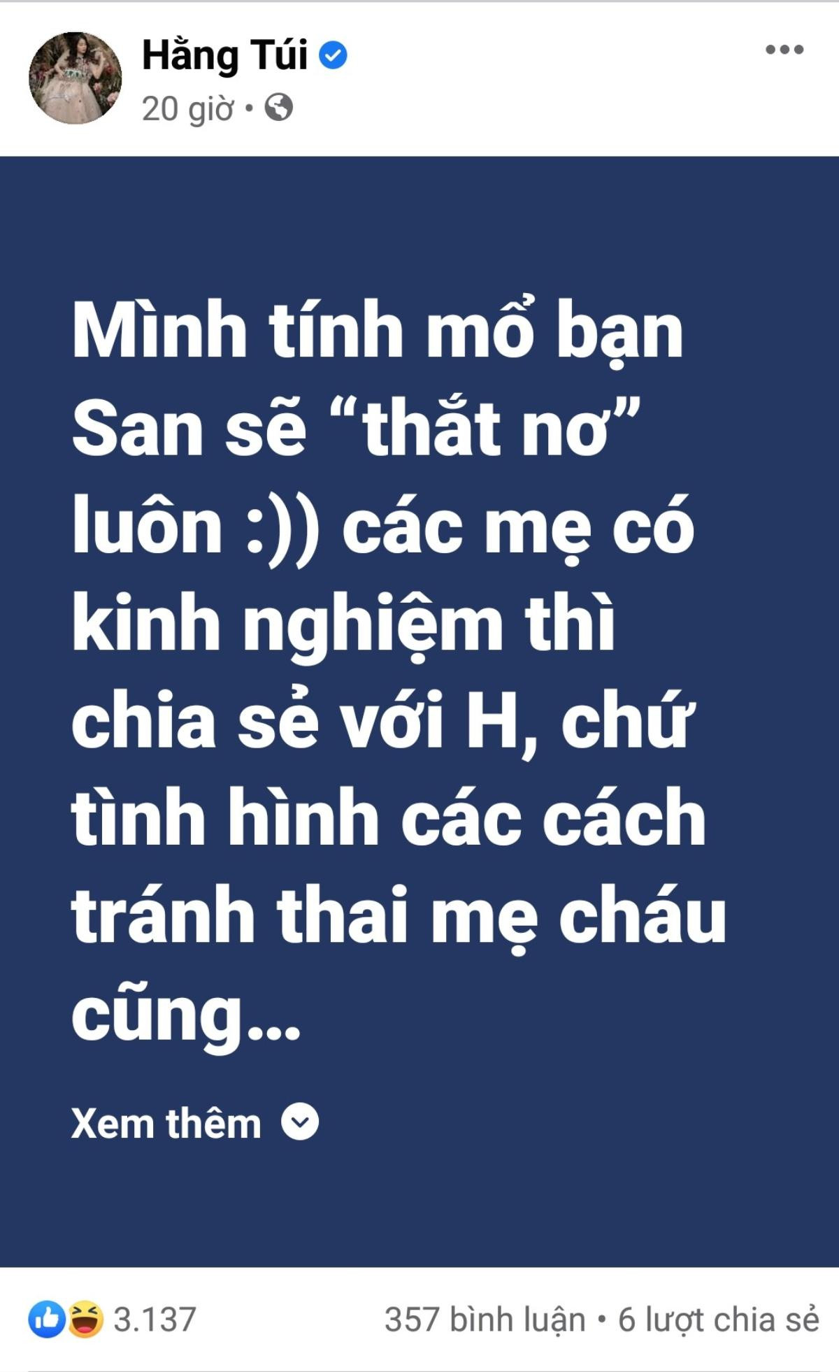 Sau 5 lần mang thai, Hằng Túi muốn 'thắt nơ' tử cung nhưng lời khuyên của bạn làm hotmom 'phát hoảng' Ảnh 2