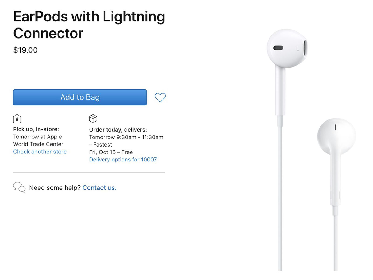 Apple giảm giá tai nghe EarPods và củ sạc sau quyết định gây tranh cãi với iPhone 12 Ảnh 1