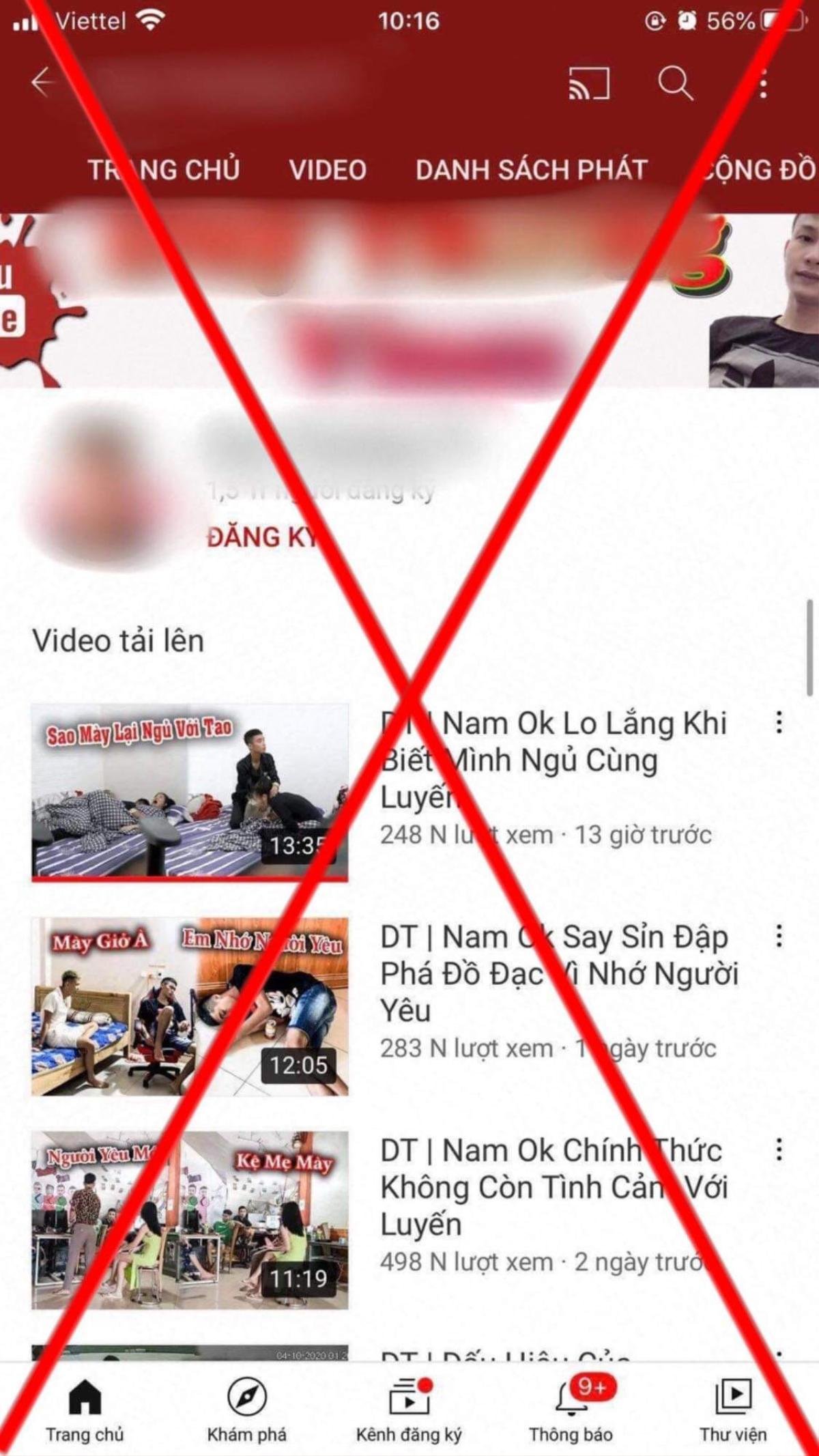 Sau Hưng Vlog, thêm một YouTuber chuyên đăng video 'nhảm nhí' bị xử phạt, xoá kênh Ảnh 2