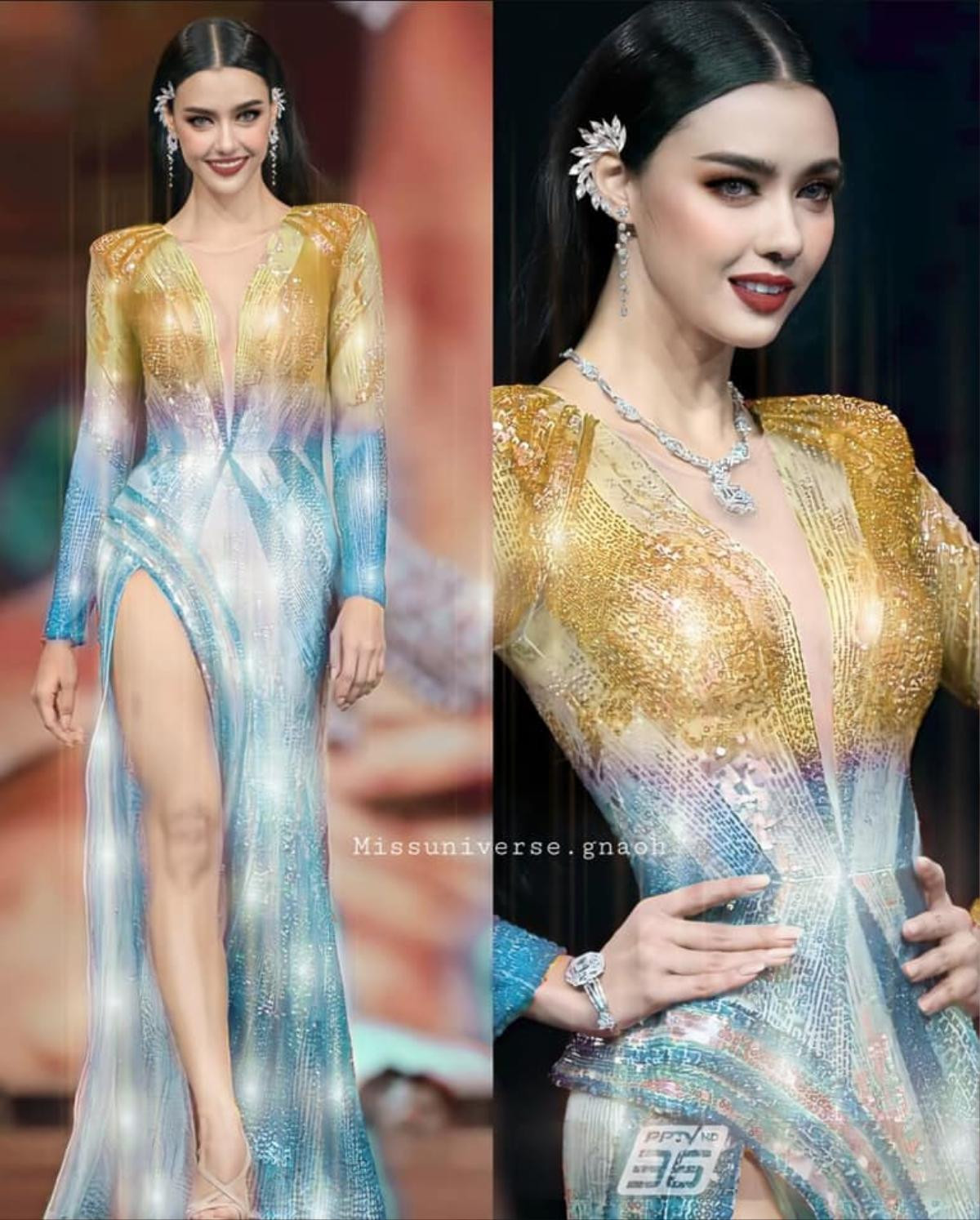 Hoa hậu Thái Lan chọn Trang phục dân tộc 'đẹp muốn xỉu' tới Miss Universe 2020, fan Việt như ngồi trên đống lửa Ảnh 10