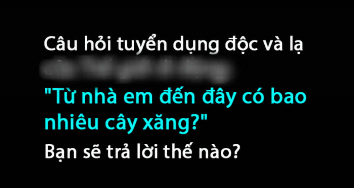 Nhà tuyển dụng phỏng vấn: 'Từ nhà em đến công ty có bao nhiêu cây xăng?', nam sinh được nhận ngay với câu trả lời xuất sắc Ảnh 1