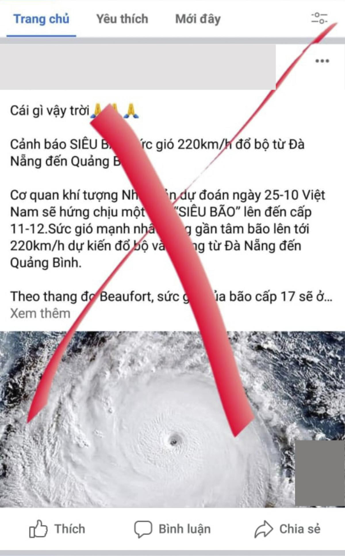 Thông tin có siêu bão cấp 17 sắp đổ bộ vào miền Trung là tin giả Ảnh 4