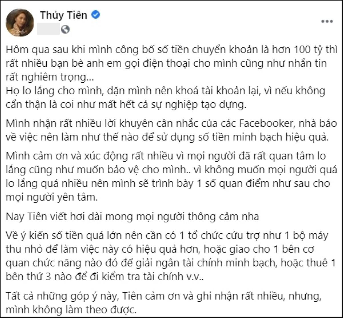 MC Phan Anh lên tiếng về việc Thủy Tiên có vi phạm pháp luật khi kêu gọi 100 tỉ đồng làm từ thiện? Ảnh 1