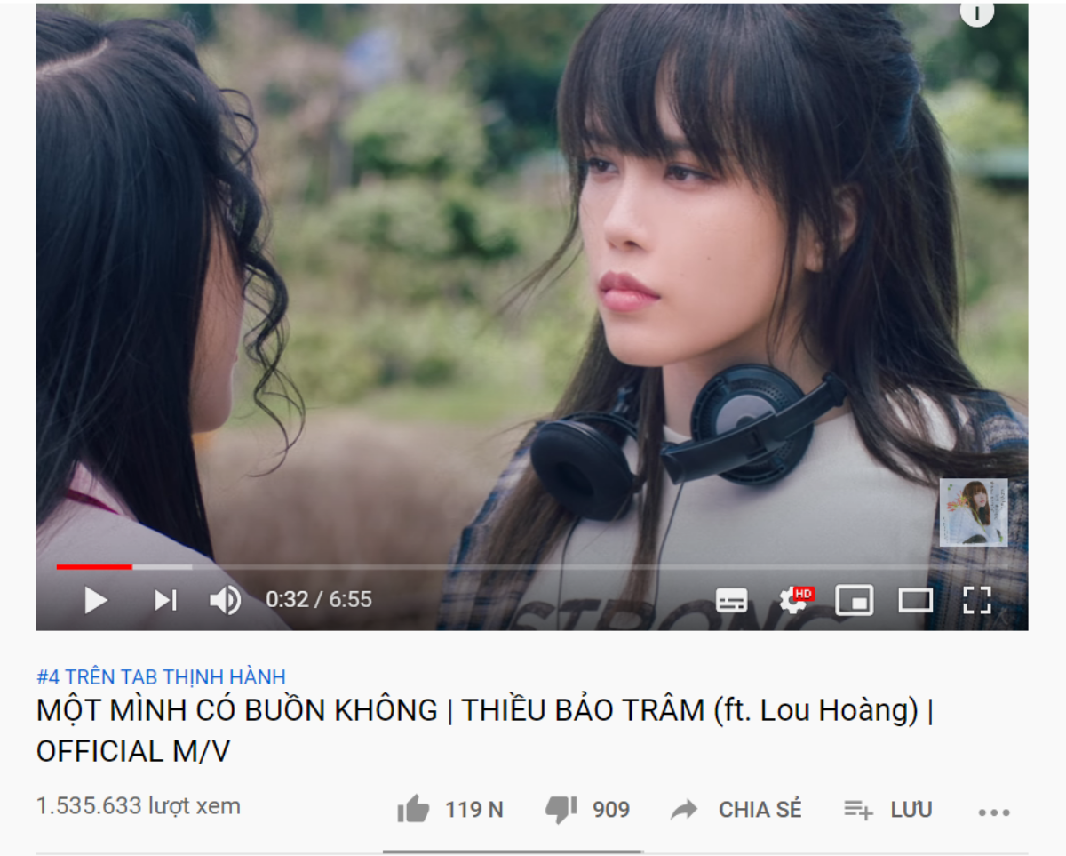 'Tình địch của Mỹ Tâm' Huỳnh Tuyết Anh thẳng tay đánh Thiều Bảo Trâm, MV lên thẳng top 4 Trending Ảnh 7