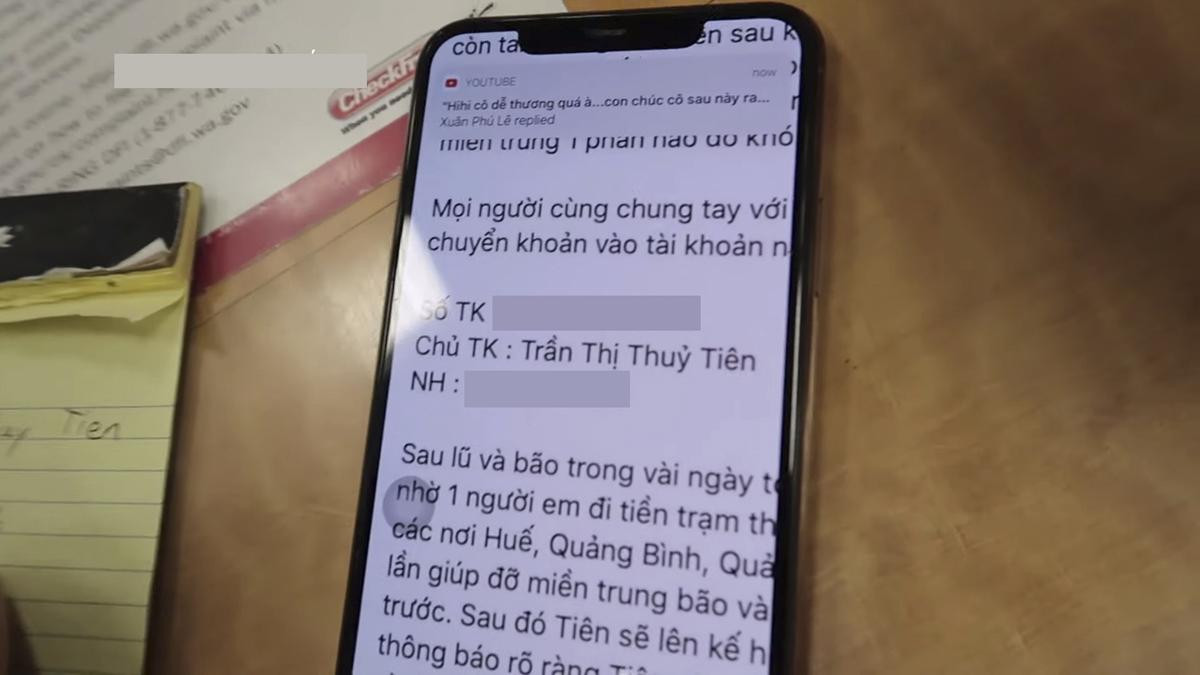 Hướng về quê hương, YouTuber Vinh Nguyễn Thị ủng hộ đồng bào miền Trung 115 triệu đồng Ảnh 6