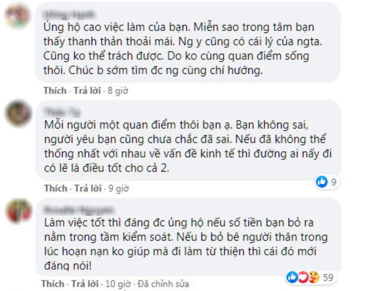 Trích 3 triệu tiền lương ủng hộ bà con bị lũ lụt, chàng trai bị bạn gái phản ứng gay gắt vì 'ăn cơm nhà vác tù và hàng tổng' Ảnh 5