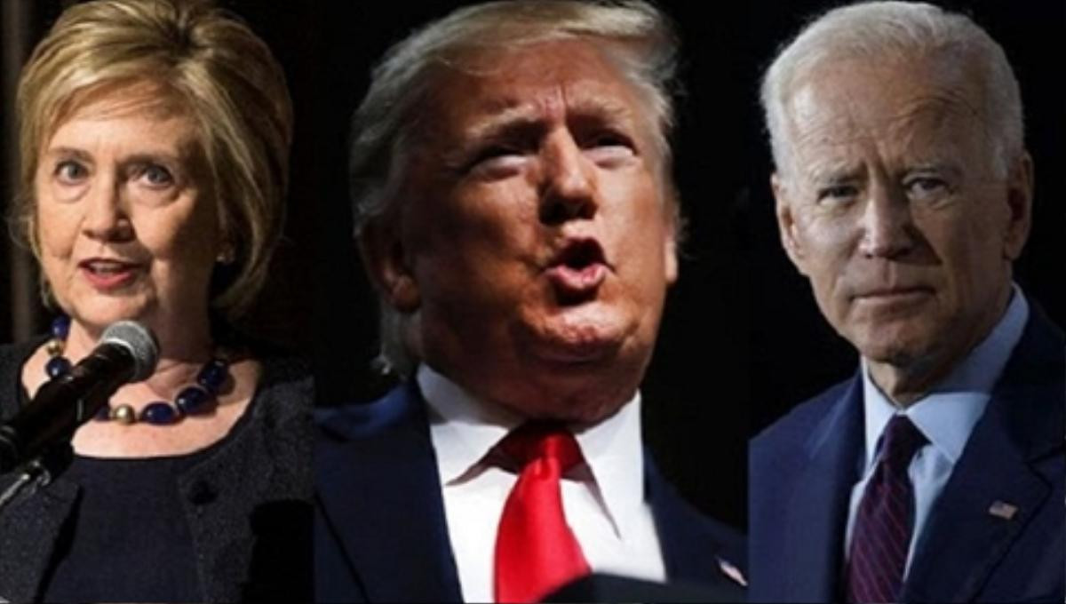 Tổng thống Trump nói bà Hillary Clinton 'thông minh hơn' ông Joe Biden Ảnh 1