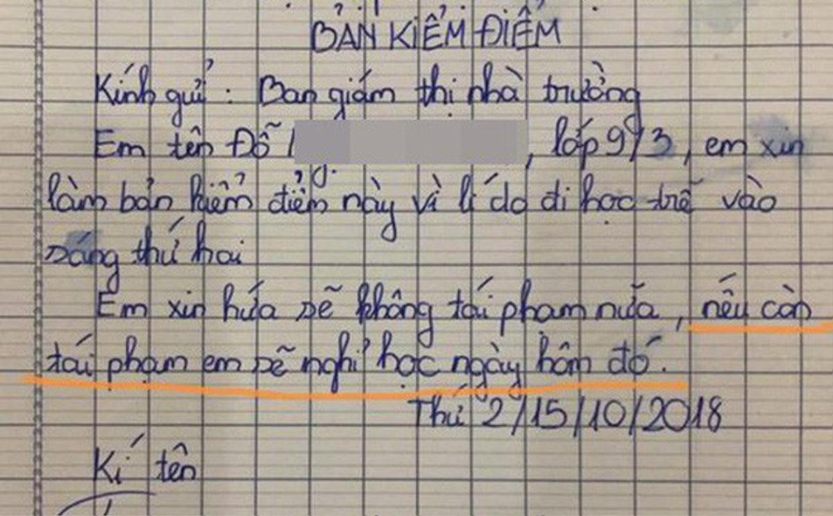 Đọc xong bản kiểm điểm của cô học trò lớp 3, dân mạng rần rần đồng tình: 'Biểu hiện lươn lẹo là đây!' Ảnh 5