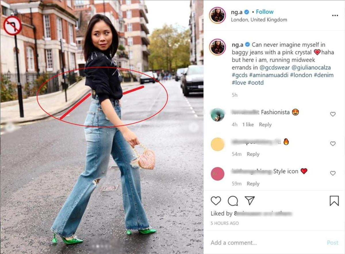 Khoe ảnh street style, chị gái bệnh nhân số 17 bị 'bóc mẽ' photoshop... méo cả mặt đường Ảnh 2