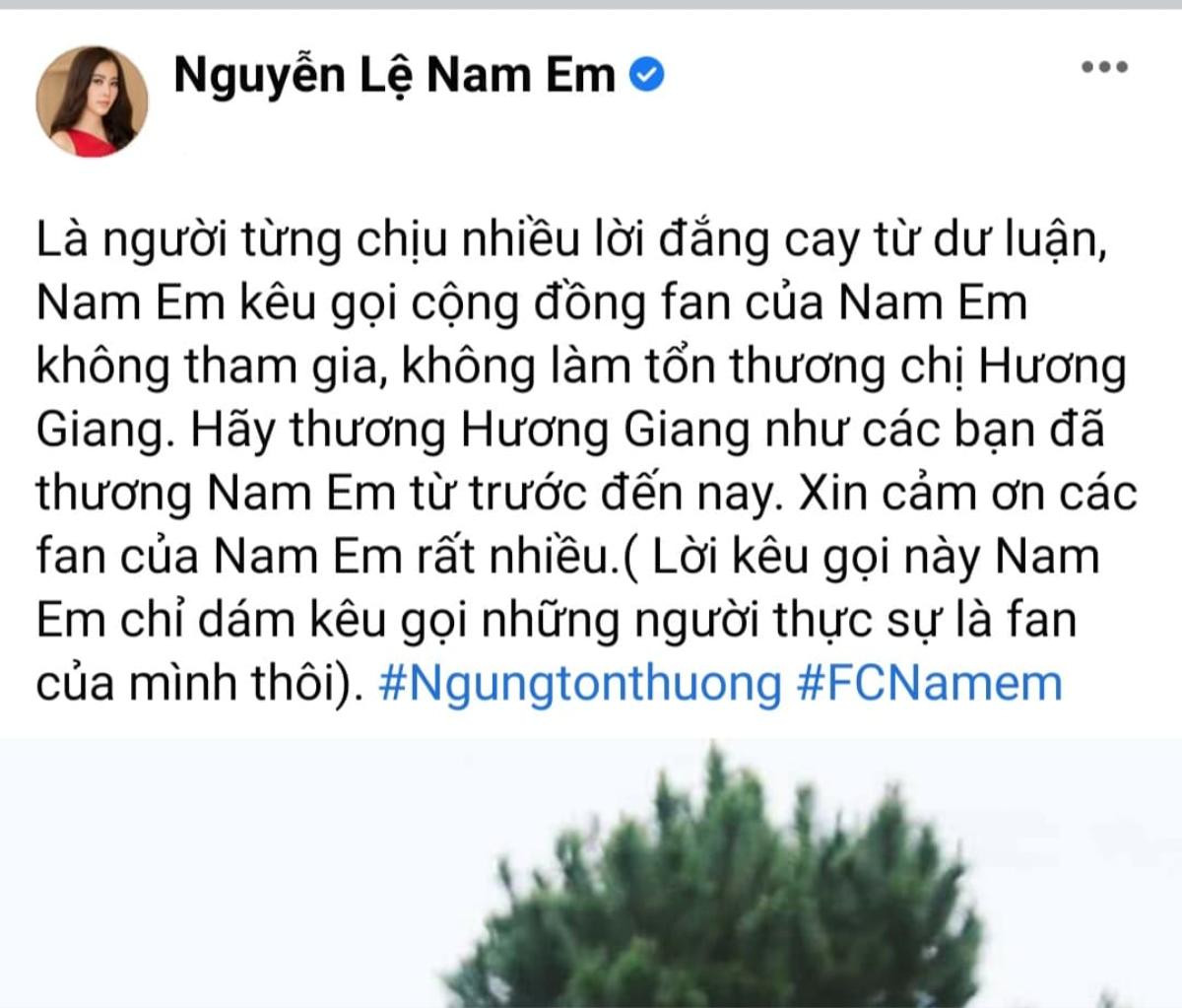 Nam Em lên tiếng bảo vệ Hương Giang giữa lùm xùm 'xử án' anti-fan Ảnh 2