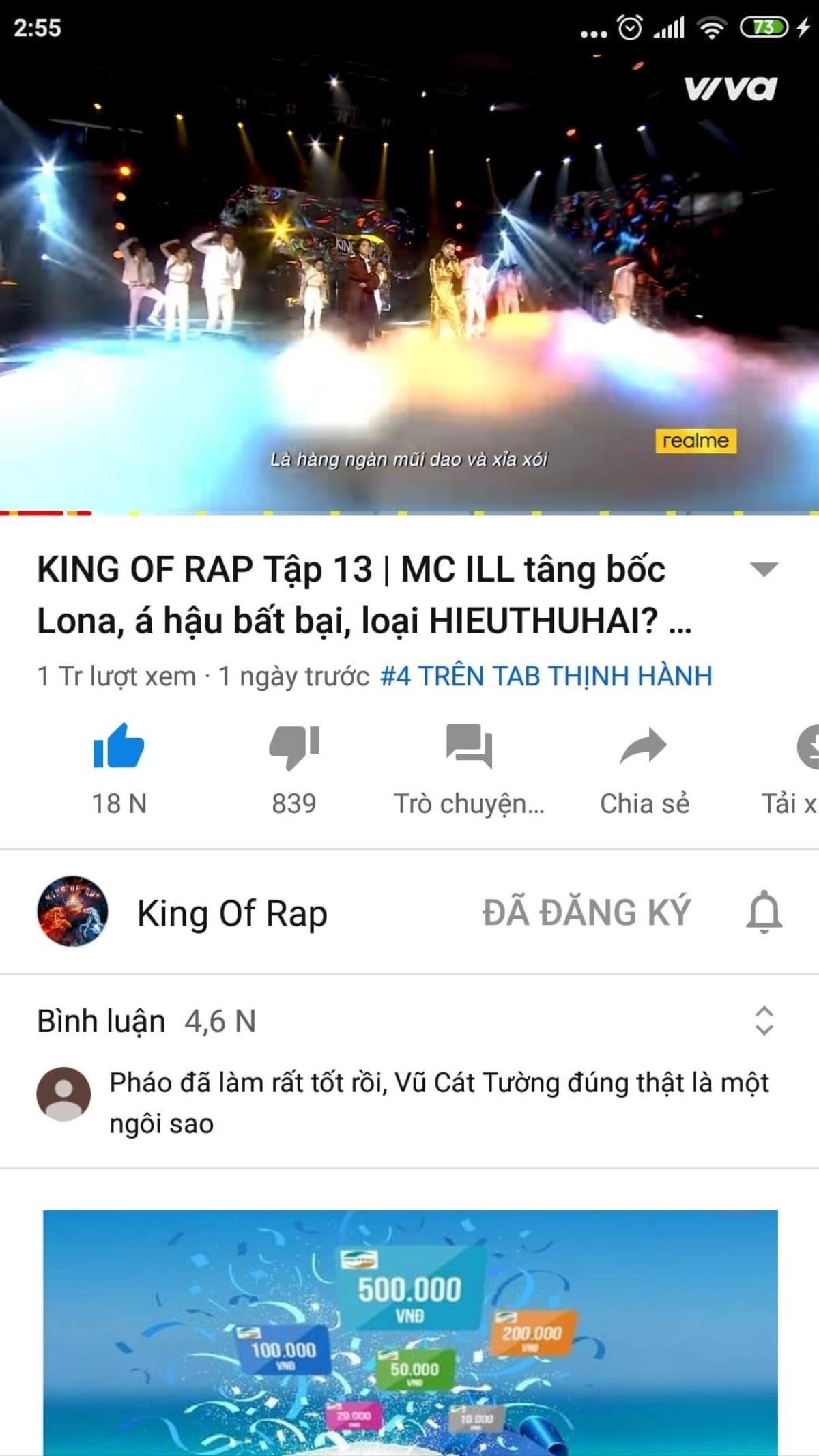 King of Rap tăng tốc giai đoạn cuối, trở lại ngoạn mục và lọt top 4 trending sau 24 giờ Ảnh 37