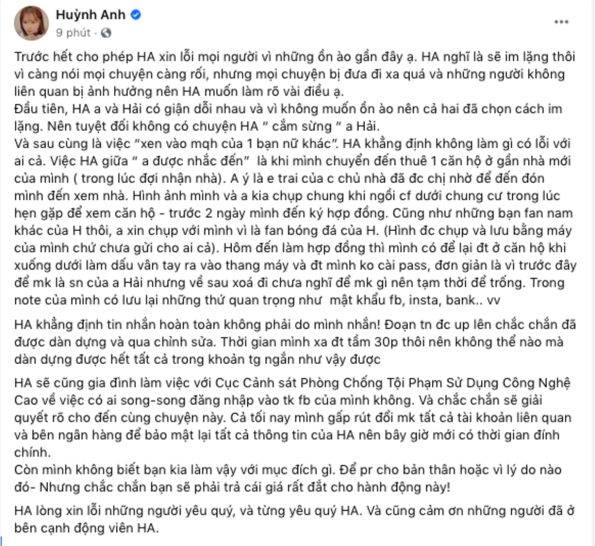 Lên tiếng kêu oan nhưng lại bị 'ném đá' tới tấp, Huỳnh Anh đáp trả cực gắt Ảnh 1