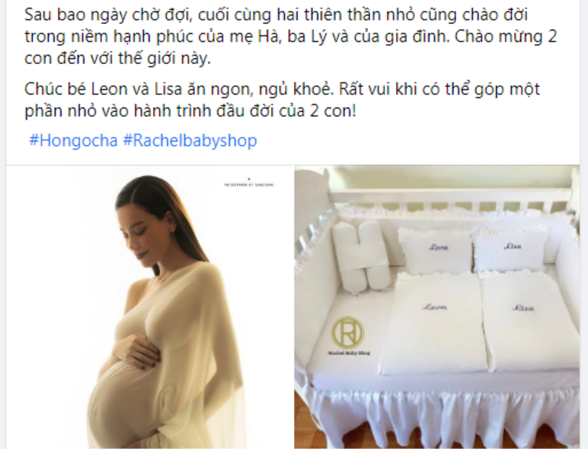 Lộ tên thân mật của cặp song sinh nhà Hồ Ngọc Hà - Kim Lý: Cái tên siêu đáng yêu! Ảnh 7