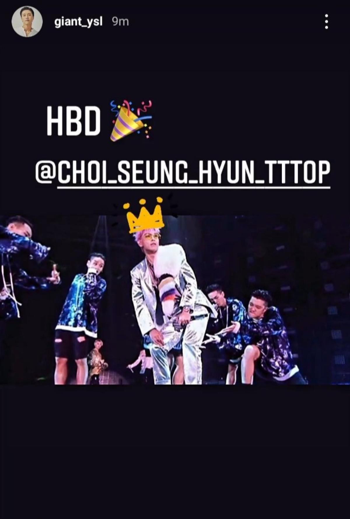 G-Dragon, Taeyang cùng fan quốc tế hào hứng chúc mừng sinh nhật T.O.P (BIGBANG) Ảnh 4