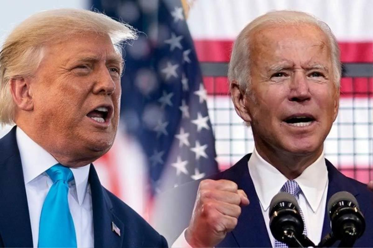 Ông Donald Trump và Joe Biden đang bám đuổi nhau quyết liệt.