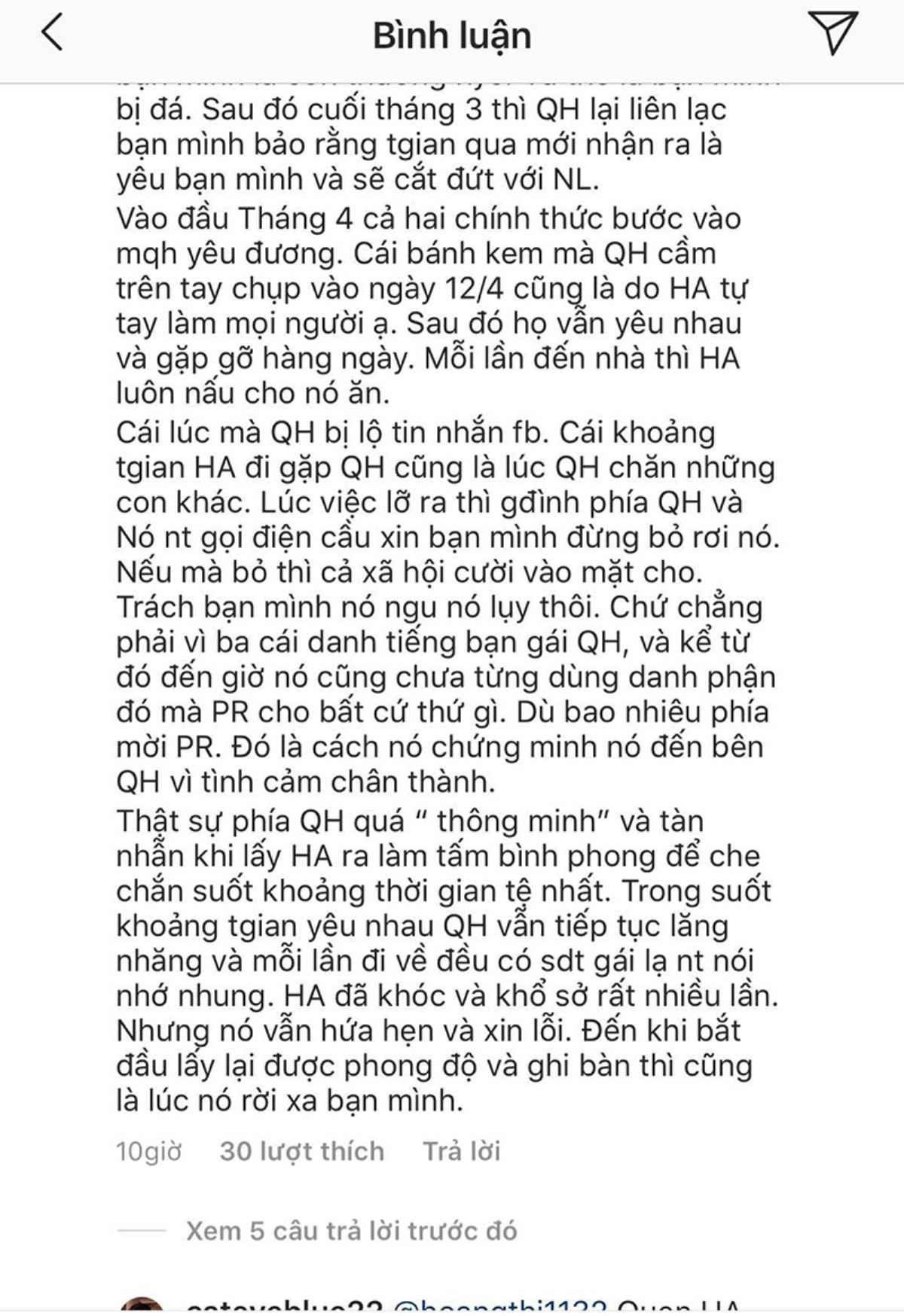 Rộ tin đồn Quang Hải từng cầu xin Huỳnh Anh đừng bỏ rơi mình để giữ hình ảnh? Ảnh 3