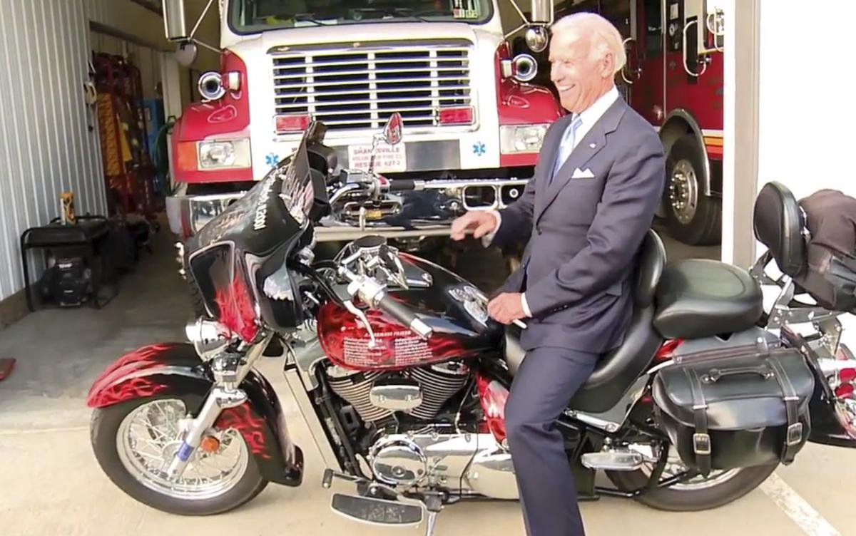 Ông Joe Biden là tín đồ xe motor phân khối lớn Ảnh 6