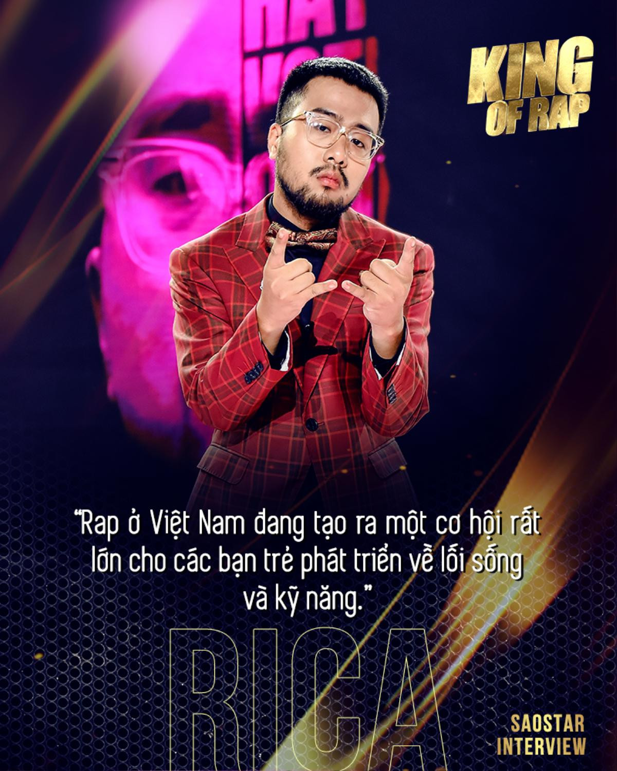 Rica: 'Hoàn thiện bản thân quan trọng hơn tăng cát-xê, RichChoi xứng đáng chiến thắng King Of Rap' Ảnh 4