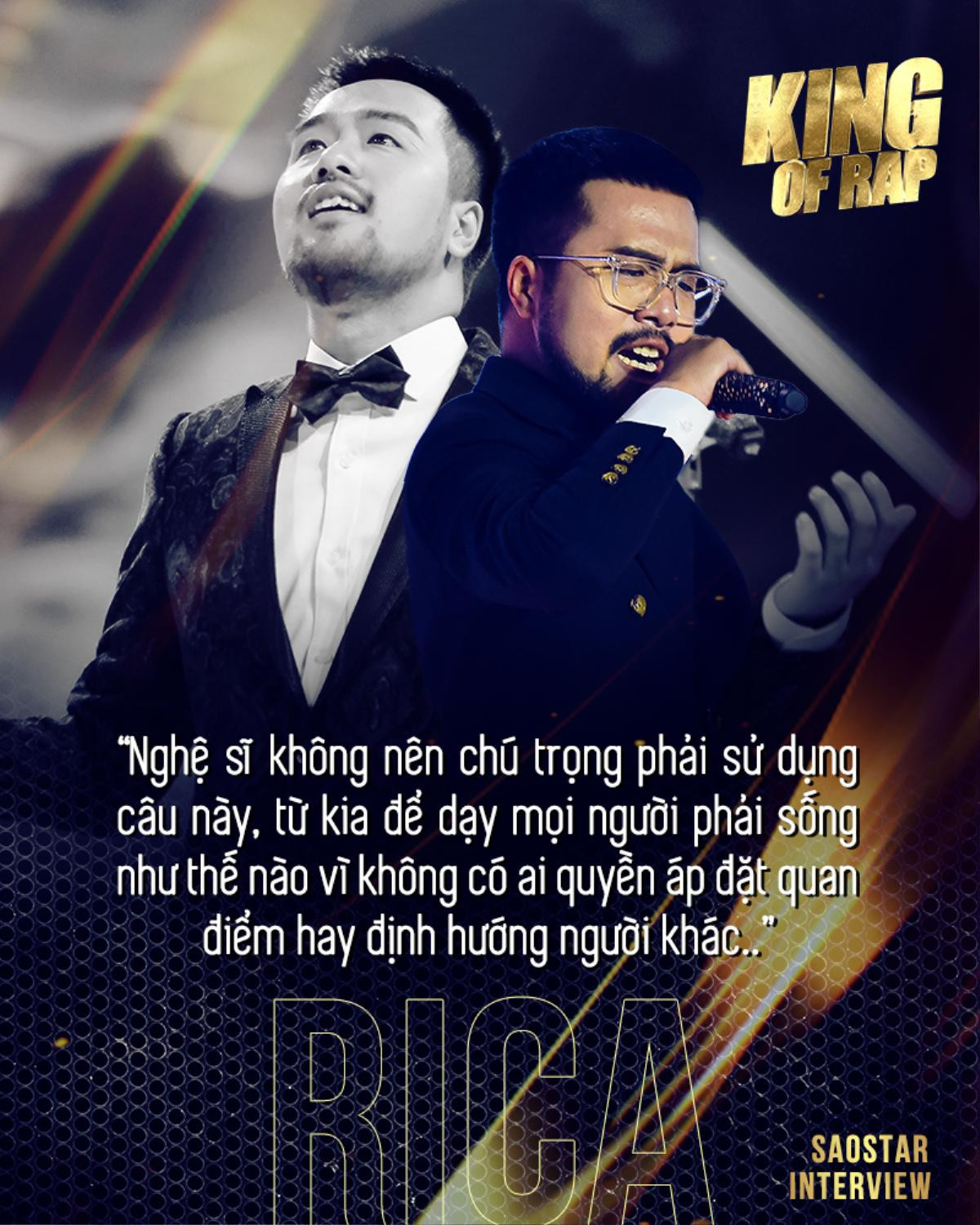 Rica: 'Hoàn thiện bản thân quan trọng hơn tăng cát-xê, RichChoi xứng đáng chiến thắng King Of Rap' Ảnh 5