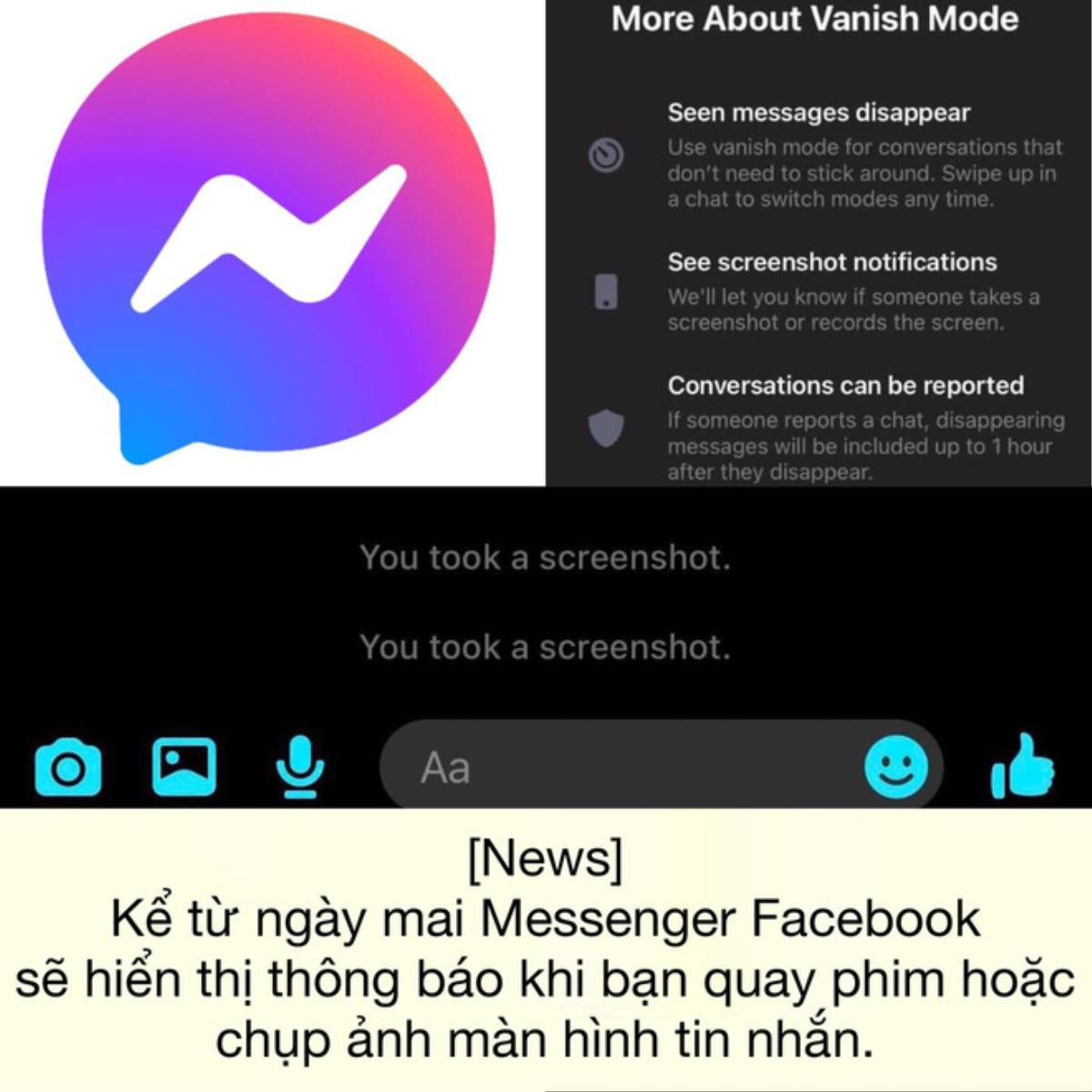 Thực hư thông tin Facebook Messenger sẽ gửi thông báo khi ai đó chụp lại màn hình tin nhắn Ảnh 1