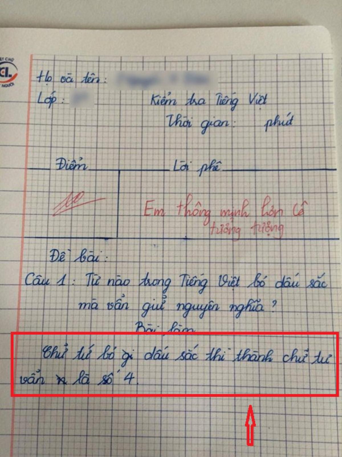 Đáp án câu đố mẹo của cô học trò lớp 3 khiến giáo viên bất ngờ: 'Em thông minh hơn cô tưởng tượng' Ảnh 1