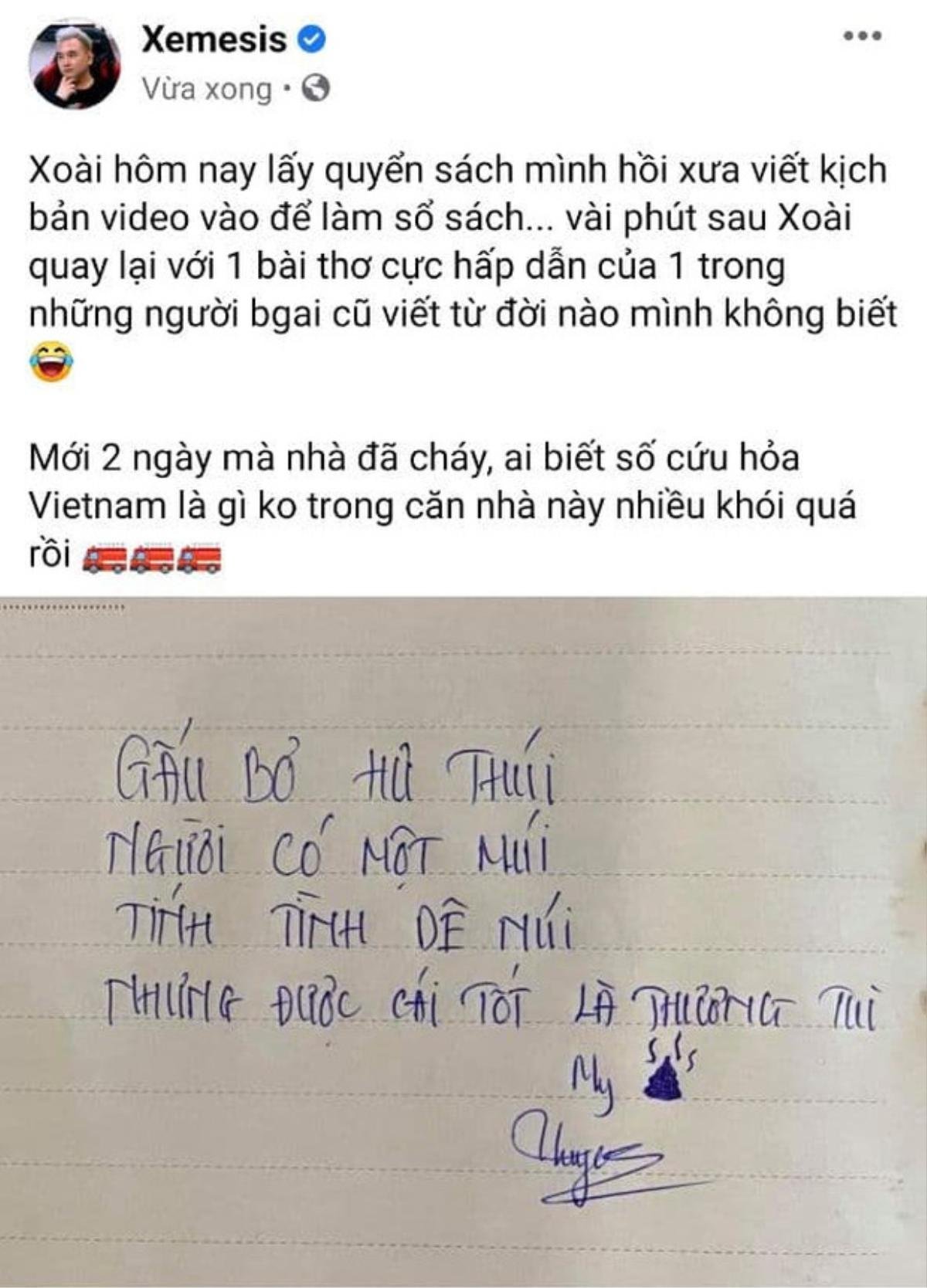 Xoài Non phản ứng bất ngờ khi phát hiện thư tình người yêu cũ gửi chồng, Xemesis thừa nhận 'nhà cháy' Ảnh 4