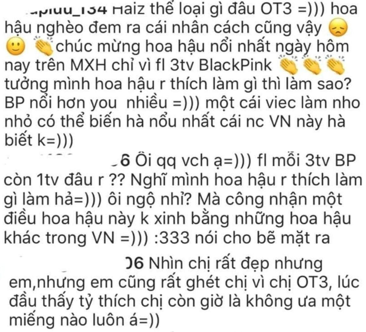 Hoa hậu Việt Nam 2020 Đỗ Thị Hà bị fan BlackPink 'ném đá' vô lý vì không follow Jisoo? Ảnh 3