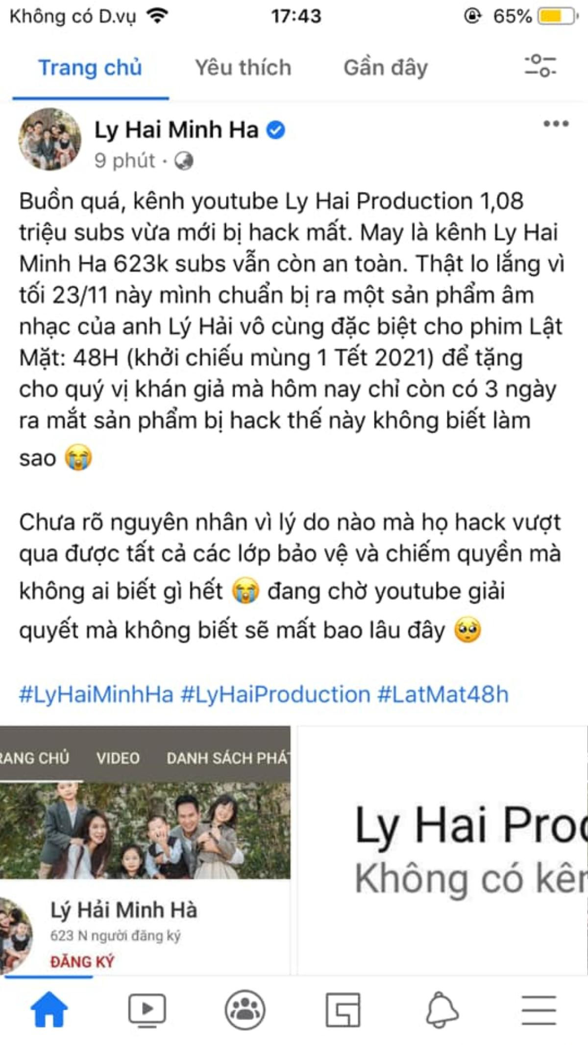 Hàng loạt kênh YouTube của nghệ sĩ Việt Nam bị hack: Nạn nhân có cả Lý Hải, Hồ Quang Hiếu Ảnh 4