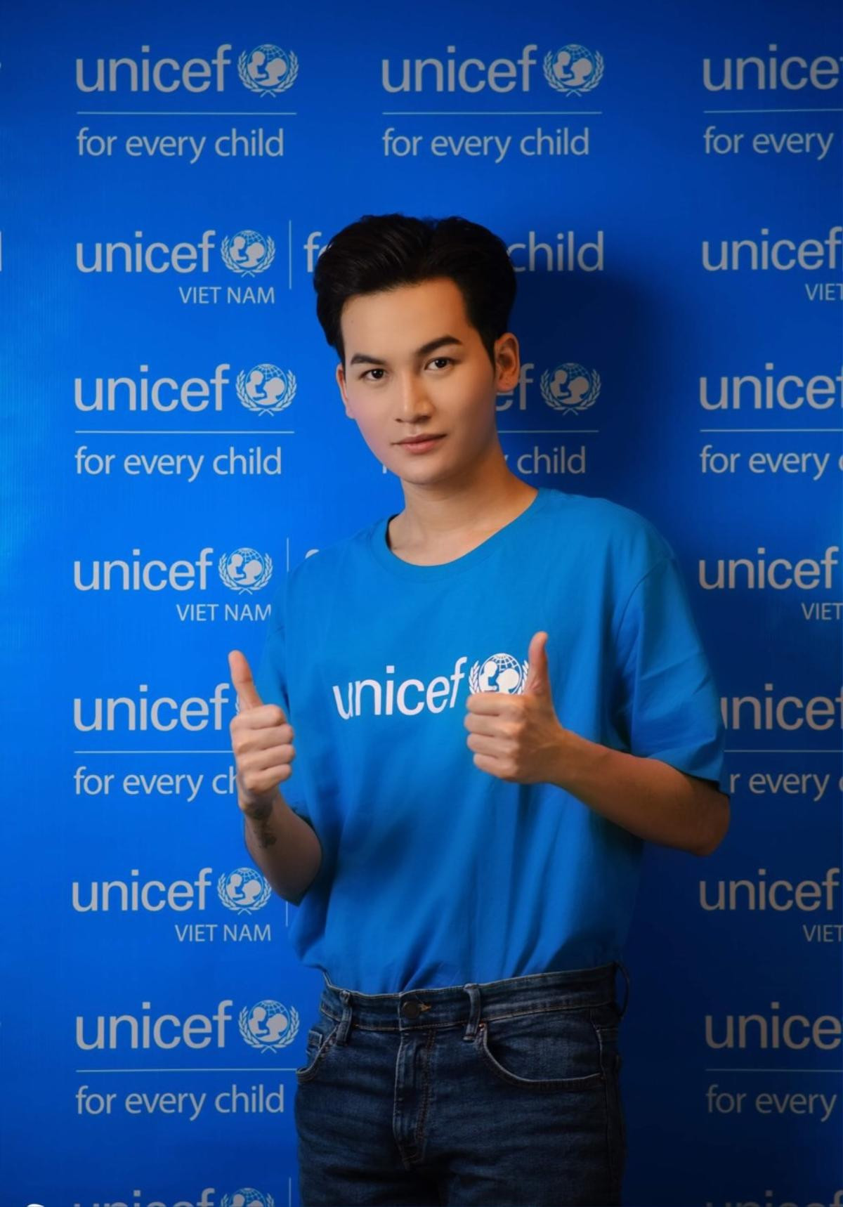 Ali Hoàng Dương cùng Choi Siwon (Super Junior) tham gia chiến dịch cộng đồng của UNICEF Ảnh 2