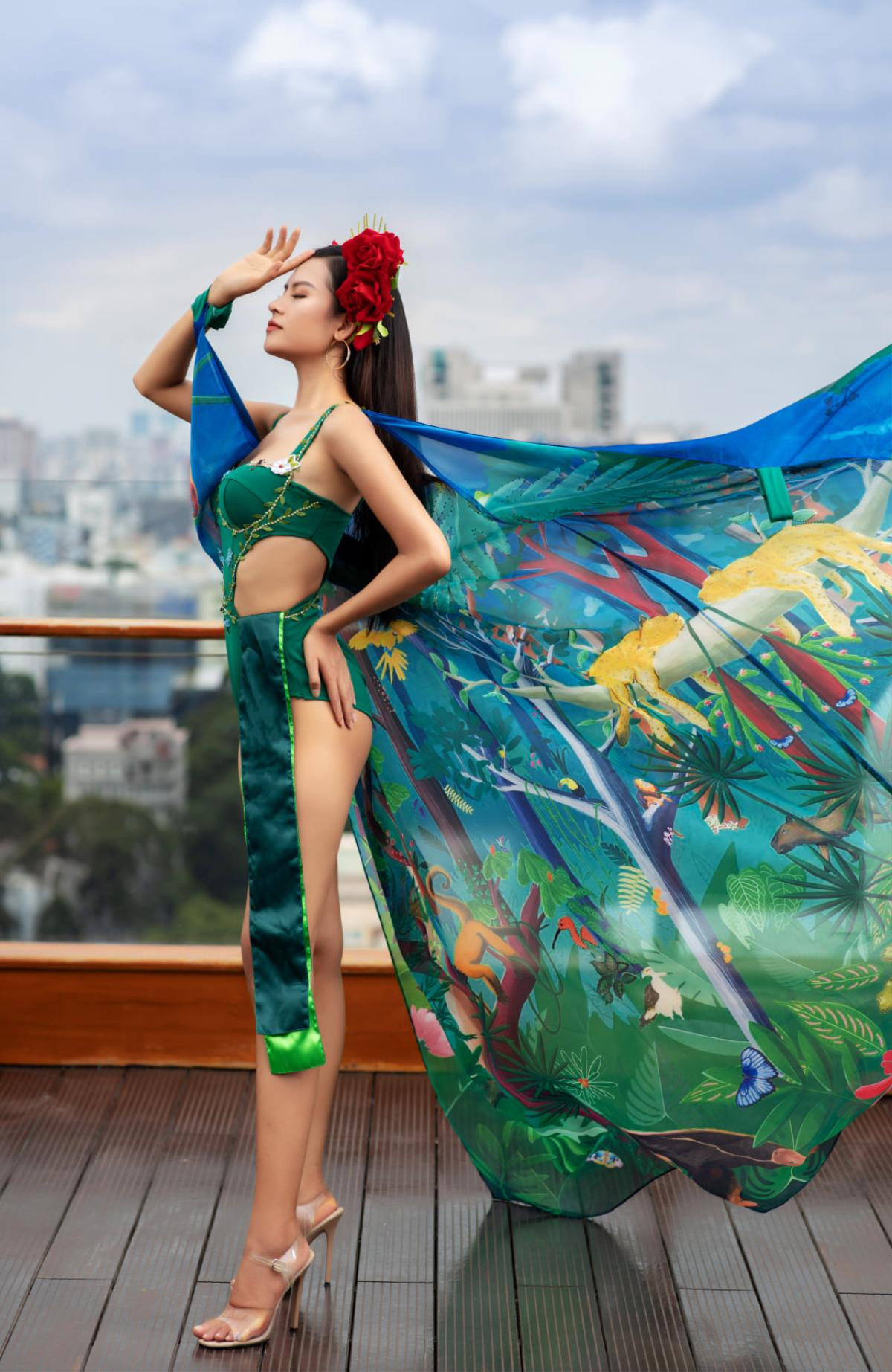 Hoa Thái giành Huy chương vàng Trang phục dân tộc: Miss Earth 2020 sẽ gọi tên ai? Ảnh 20