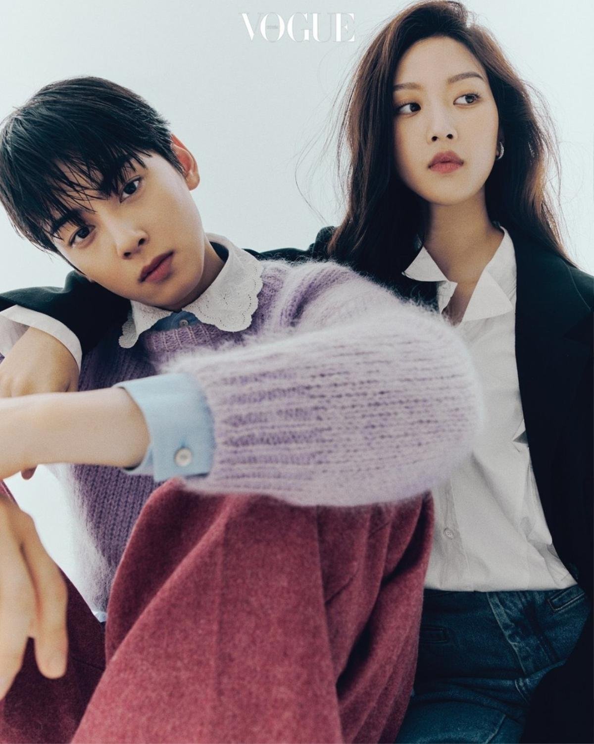 Bộ ba visual Cha Eun Woo, Moon Ga Young và Hwang In Yeop lên Vogue, nói về 'True Beauty' Ảnh 4