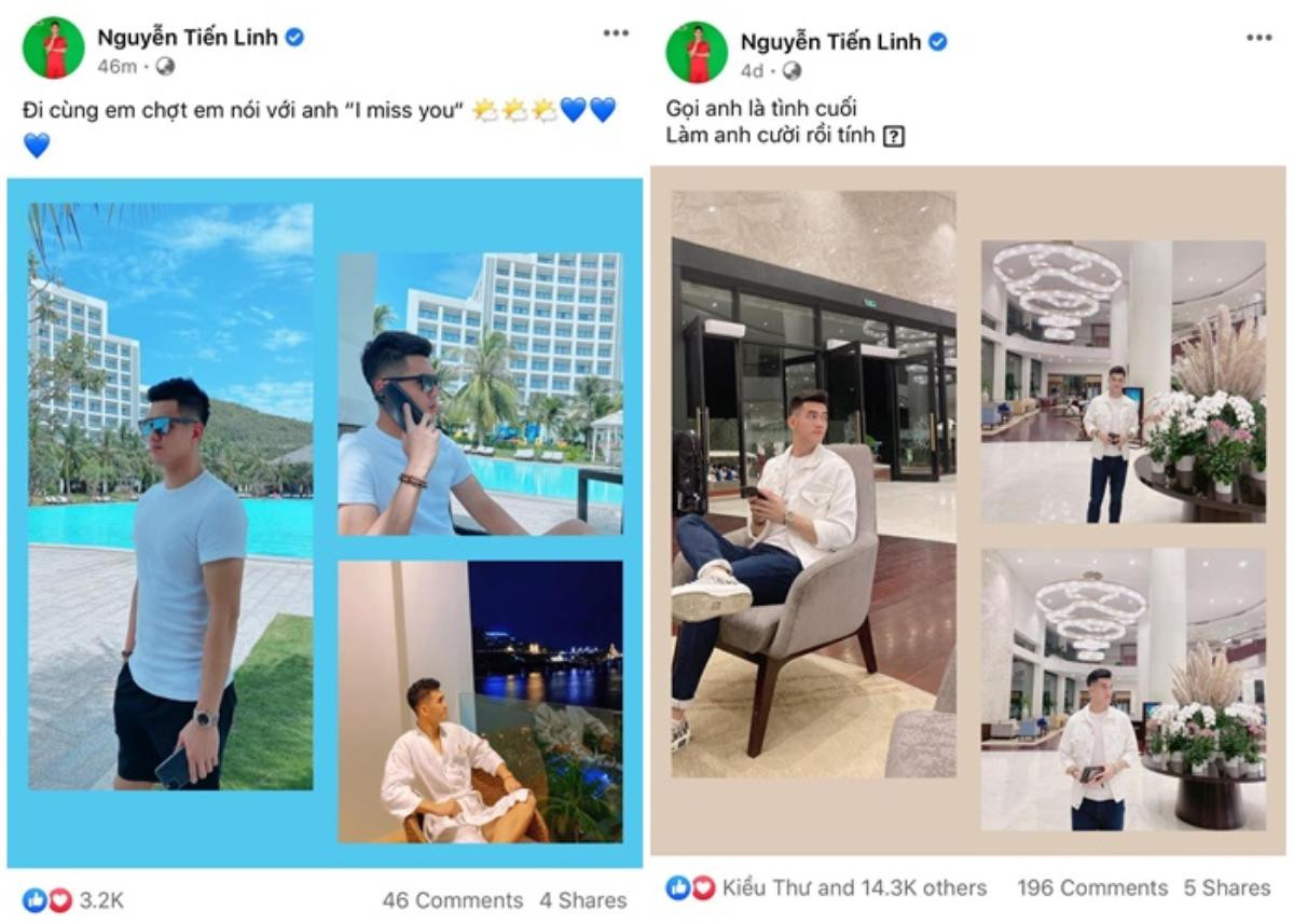 Nguyễn Tiến Linh liên tục 'thả thính' trên facebook, fans nghi vấn đang có tình yêu Ảnh 1