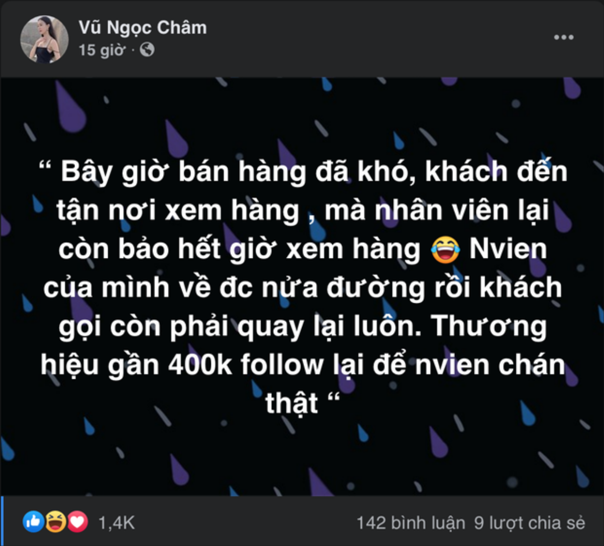 Mua hàng ngay giờ đóng cửa tiệm, hotgirl Vũ Ngọc Châm chỉ trích nhân viên nhưng lại nhận 'kết đắng' Ảnh 1