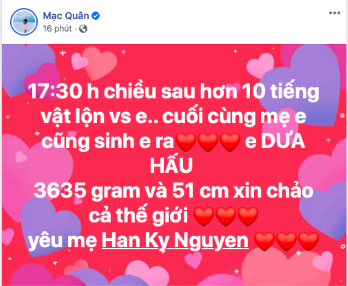 Kỳ Hân vất vả hạ sinh con trai thứ hai cho Mạc Hồng Quân tại Cộng hòa Séc Ảnh 2