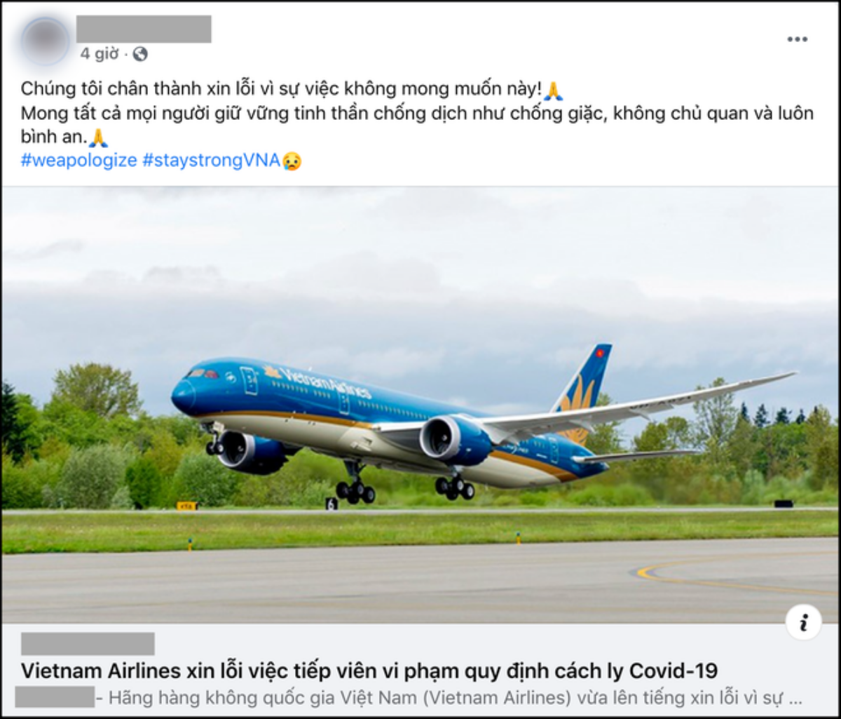 Đồng loạt tiếp viên hàng không Vietnam Airlines lên tiếng xin lỗi cộng đồng trên mạng xã hội Ảnh 5