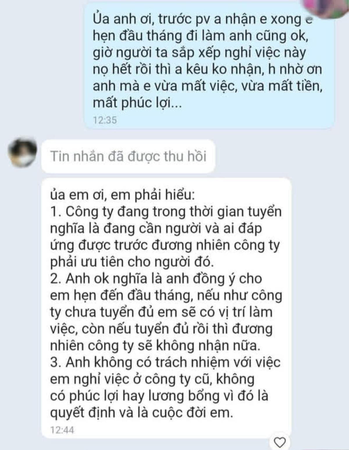 Nữ sinh nhảy việc và cái kết: Đã chốt lương thành công ở công ty mới, ngày nhận việc lại bị từ chối Ảnh 2