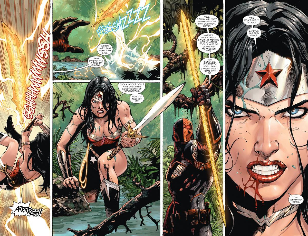 Wonder Woman: Khám phá thanh kiếm diệt thần trong truyện tranh Ảnh 3