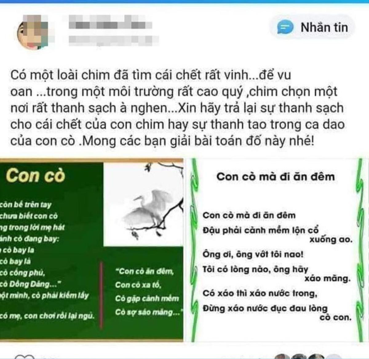 Vụ nữ sinh An Giang tự tử: Xuất hiện những status được cho là của GVCN ám chỉ nữ sinh giả chết để vu oan Ảnh 2