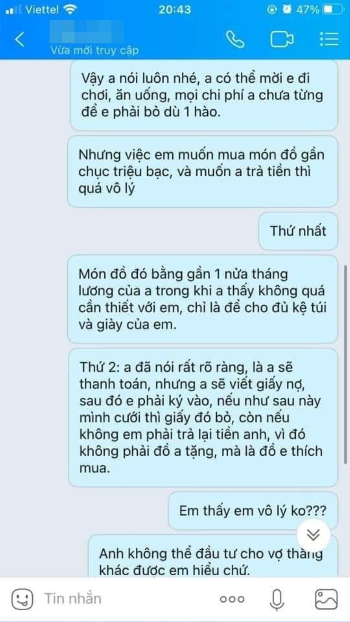 Bạn gái đòi mua quà gần 9 triệu đồng, chàng trai 'gây sốc' khi bắt phải viết giấy ghi nợ Ảnh 2