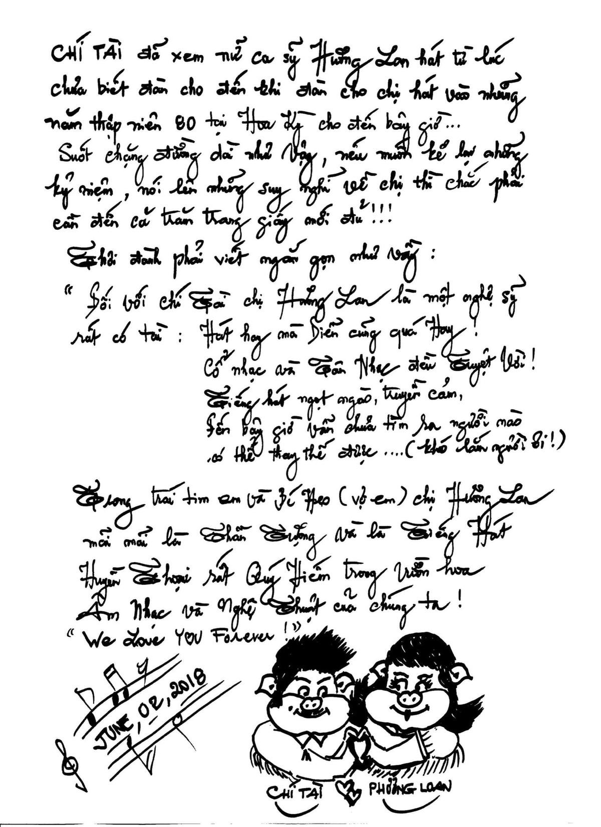 Danh ca Hương Lan viết tâm thư tiễn biệt nghệ sĩ Chí Tài khiến khán giả rơi nước mắt Ảnh 2
