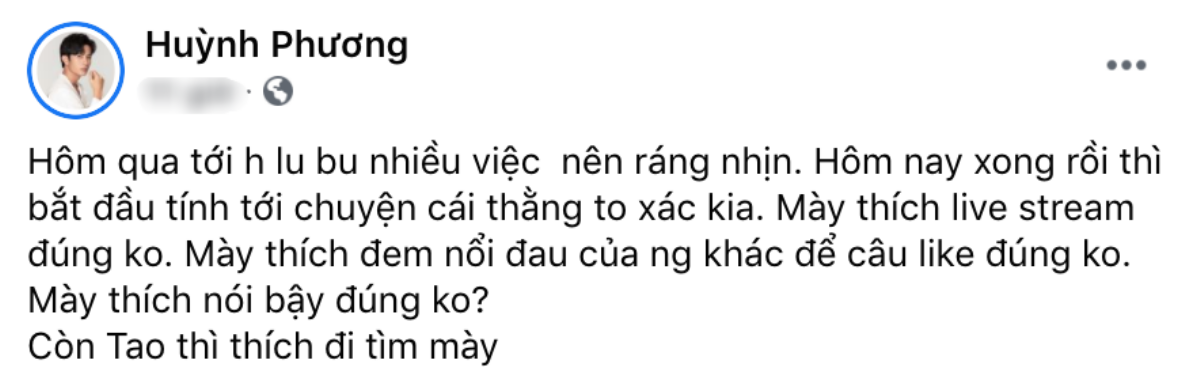 Nghệ sĩ Việt phẫn nộ khi gia đình cố nghệ sĩ Chí Tài bị một gymer công kích để 'câu like' lộ liễu Ảnh 2