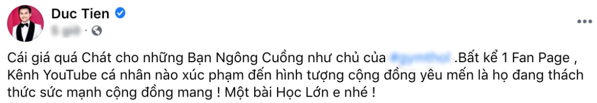 Nghệ sĩ Việt phẫn nộ khi gia đình cố nghệ sĩ Chí Tài bị một gymer công kích để 'câu like' lộ liễu Ảnh 9