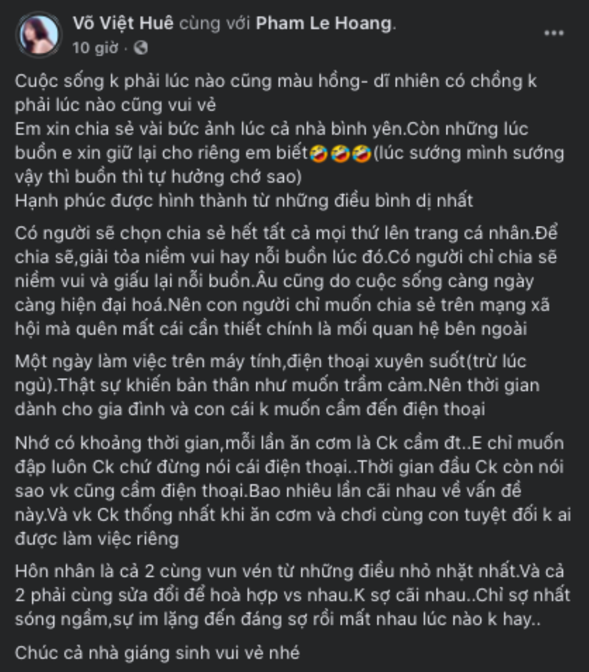 Vợ Lê Hoàng The Men tiết lộ dù đã có hai con trai nhưng cô vẫn không chịu được điểm này của chồng Ảnh 3